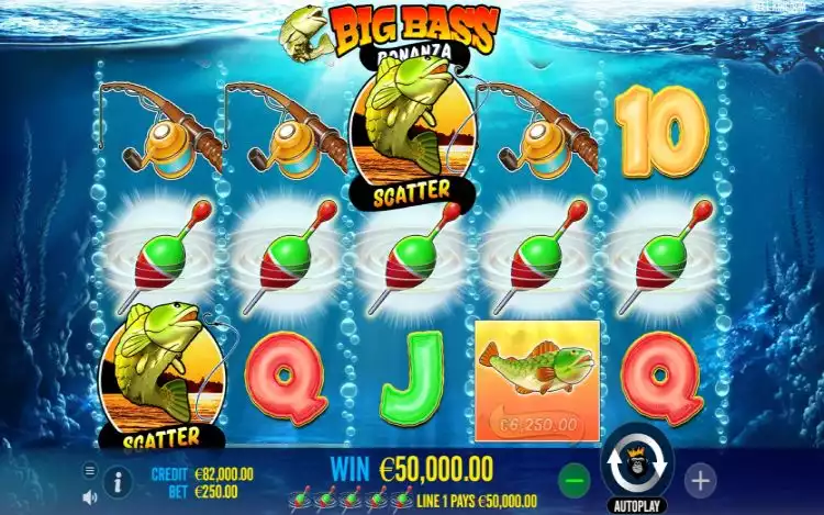 Big Bass Bonanza slot afbeelding