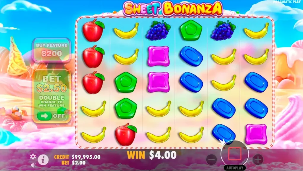 Sweet Bonanza slot afbeelding